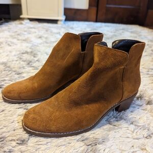 Cole Haan Brown Suede Bootie